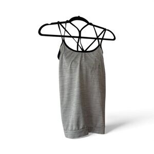 Athleta Heathered Gray Camisole with Strappy Back